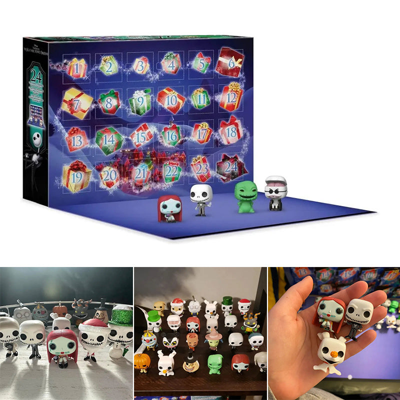 Calendario dell'Avvento incubo con 24 figurine