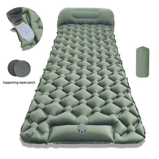 Portable Inflatable Sleeping Pad for Camping & Hiking