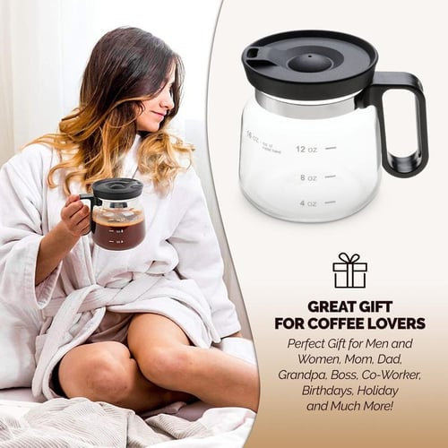 Tazza in vetro pour-over per rituali del caffè