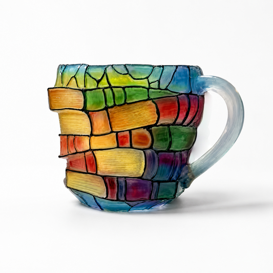 Literarische Buchglas Kaffeetasse