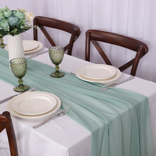Chiffon Fabric Table Runner