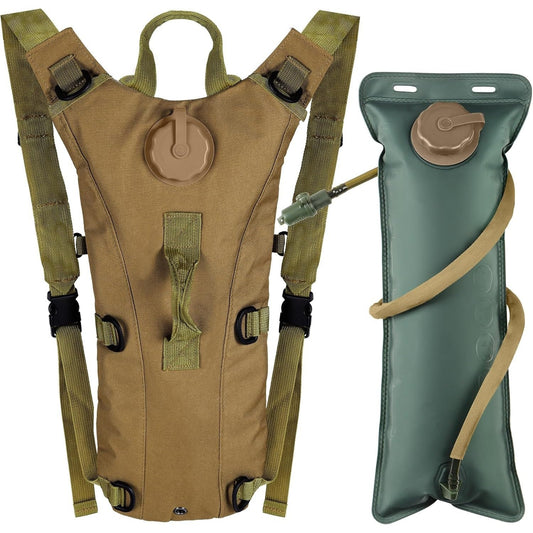 Mochila táctica de hidratación con vejiga de 3L