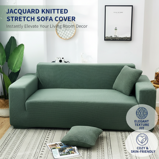 Soft Sofa Cover For An Artful Room Refresh