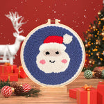 Kit de bordado navideño para decoración sentida
