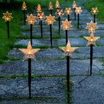 Luci Solari da Giardino a Palo per un Bagliore Festivo