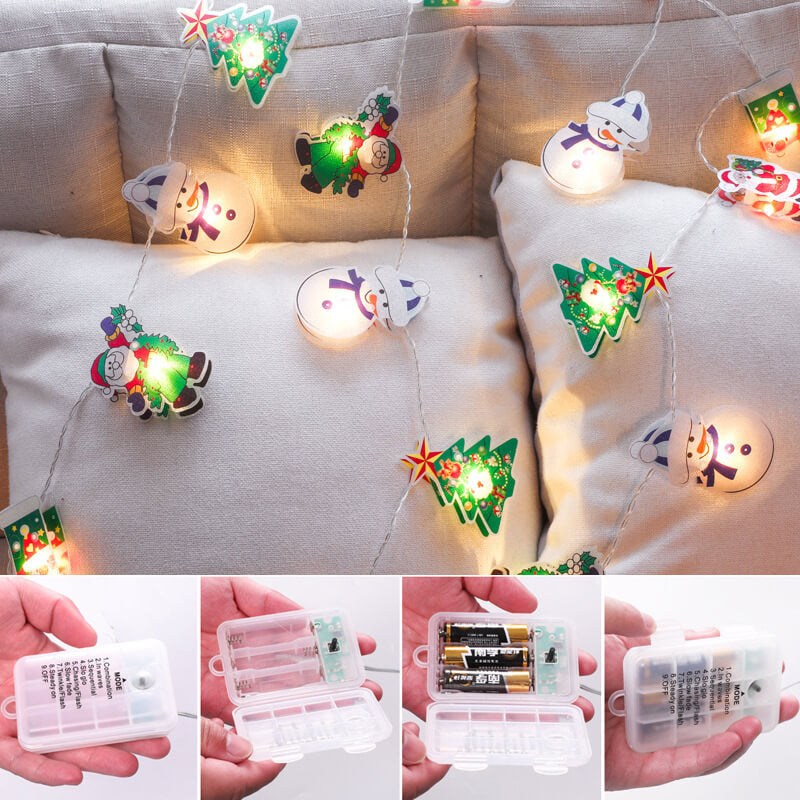 Art Deco Christmas Light Table Accent