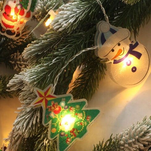 Art Deco Christmas Light Table Accent