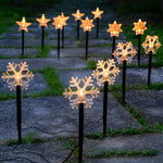 Luci Solari da Giardino a Palo per un Bagliore Festivo