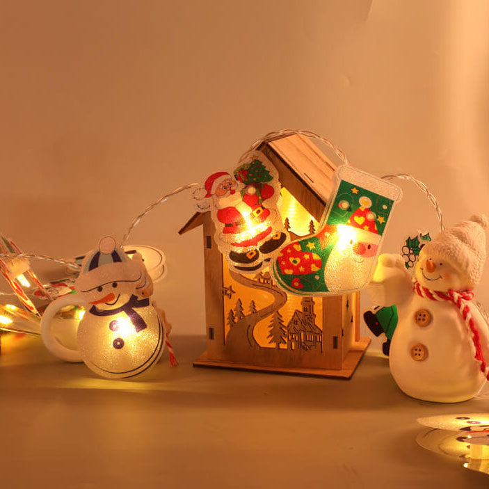Art Deco Christmas Light Table Accent