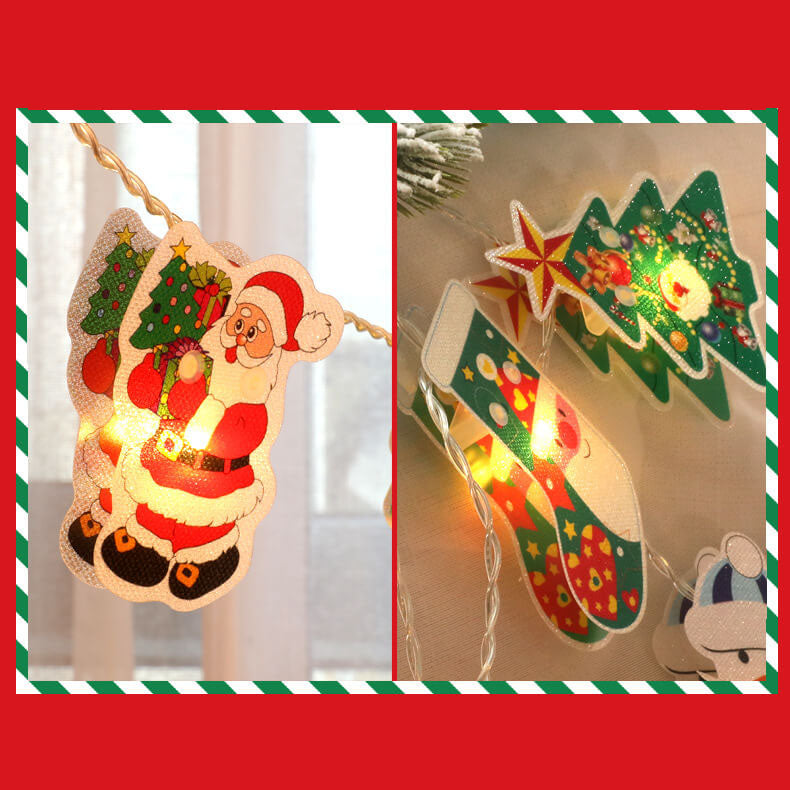 Art Deco Christmas Light Table Accent