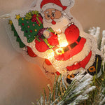 Art Deco Christmas Light Table Accent