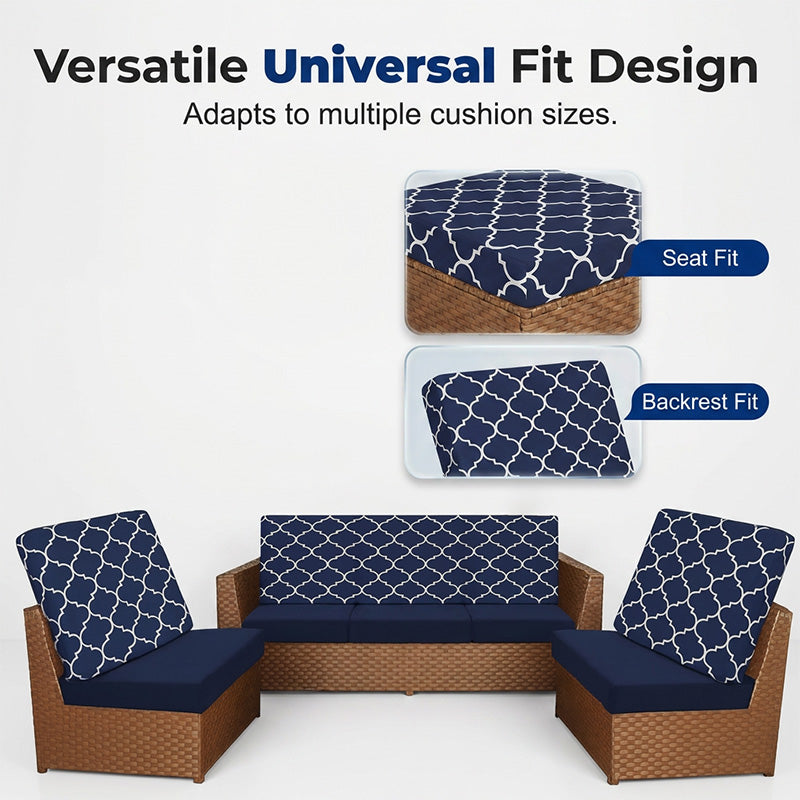 Fundas impermeables para cojines de patio para encanto exterior