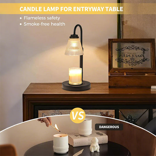 Lampada Scaldacandele a Forma di Loto per un’Ambiente Senza Fiamma