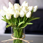 Künstliche Tulpen-Tischdekoration mit langanhaltender Farbe