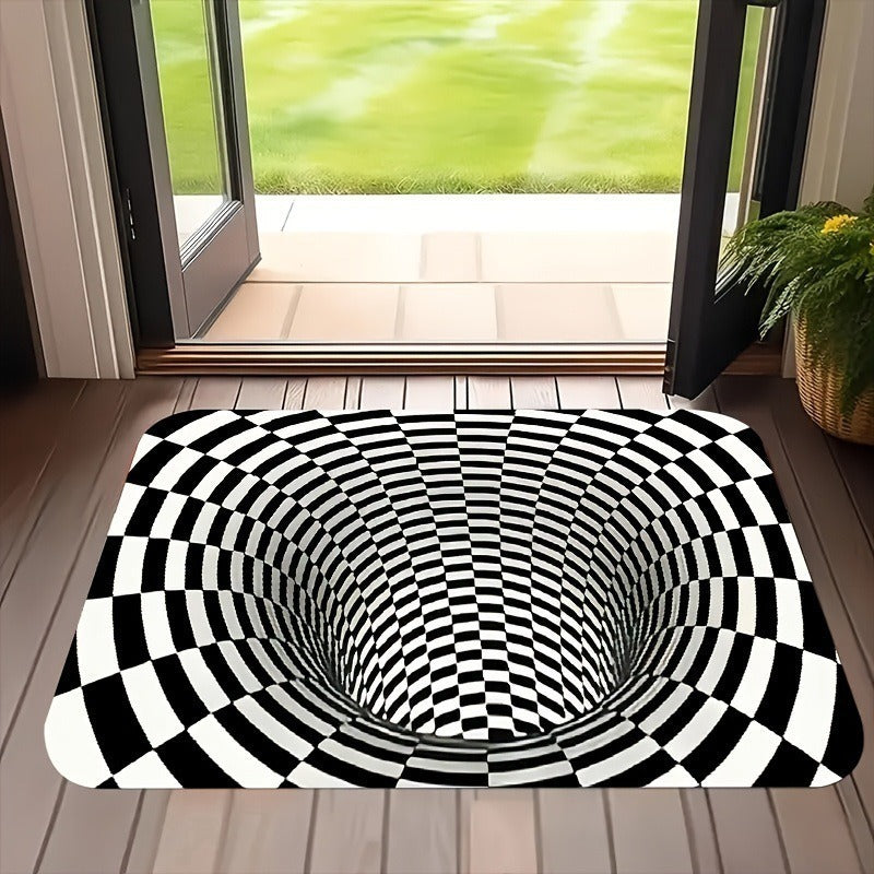 Paillasson Abysse sans fin avec illusion 3D