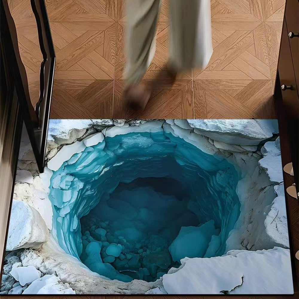 Paillasson Abysse sans fin avec illusion 3D