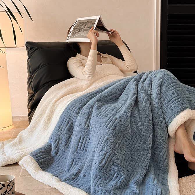 Double-Sided Fleece Blanket For Artful Comfort