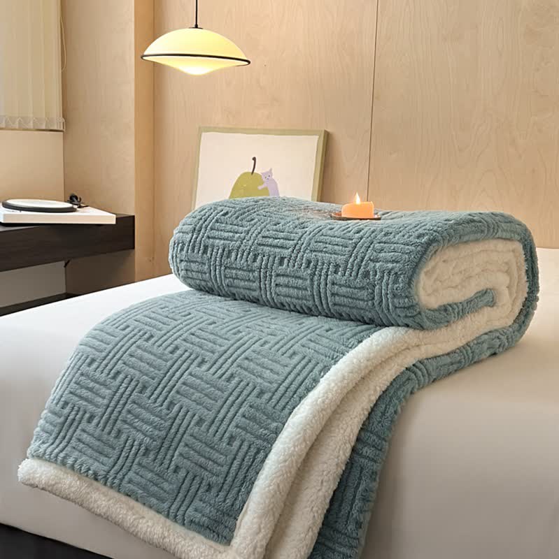 Double-Sided Fleece Blanket For Artful Comfort