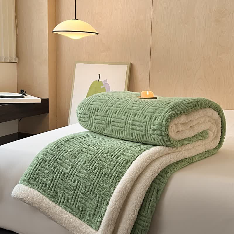 Double-Sided Fleece Blanket For Artful Comfort