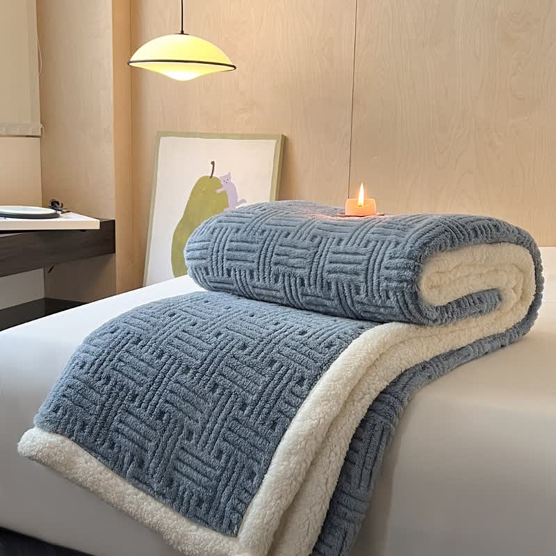Double-Sided Fleece Blanket For Artful Comfort