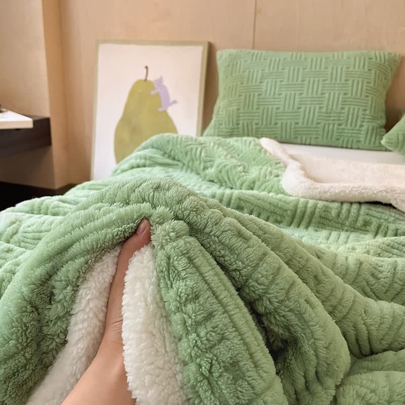 Double-Sided Fleece Blanket For Artful Comfort