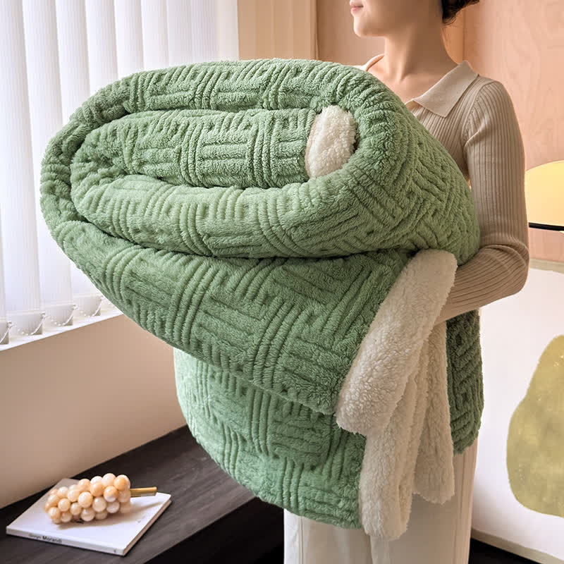 Double-Sided Fleece Blanket For Artful Comfort