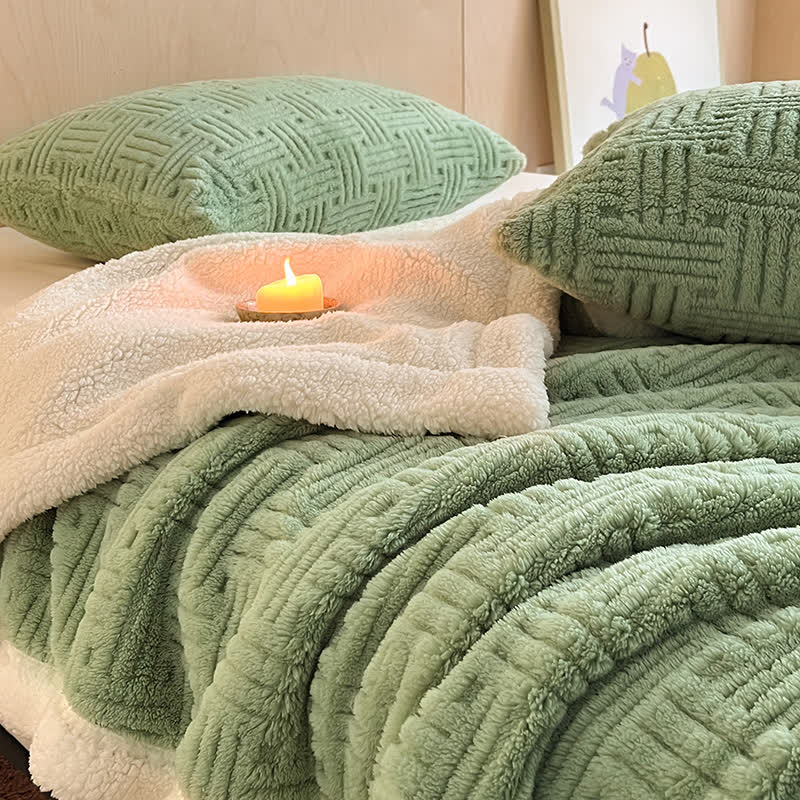 Double-Sided Fleece Blanket For Artful Comfort