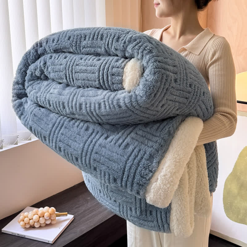 Double-Sided Fleece Blanket For Artful Comfort