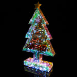 3D Christmas Tree Infinity Lights For Festive Glow