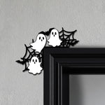 Halloween Door Corner Decoration With Playful Character