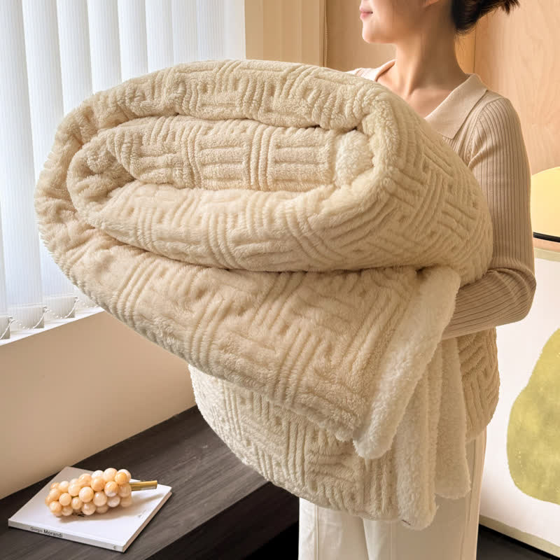 Double-Sided Fleece Blanket For Artful Comfort