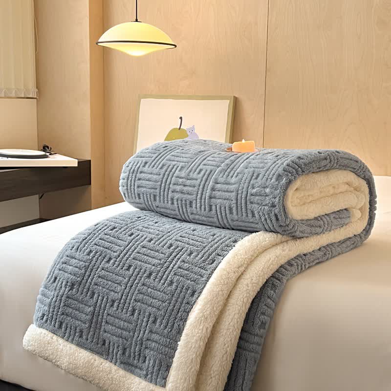 Double-Sided Fleece Blanket For Artful Comfort