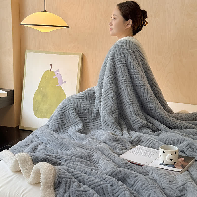 Double-Sided Fleece Blanket For Artful Comfort