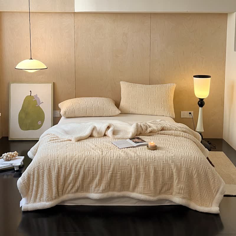 Double-Sided Fleece Blanket For Artful Comfort