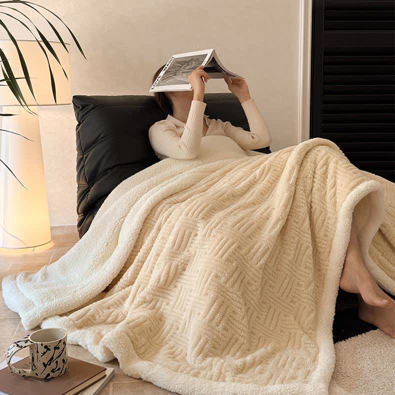 Double-Sided Fleece Blanket For Artful Comfort