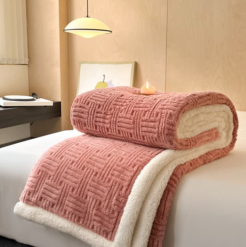 Double-Sided Fleece Blanket For Artful Comfort