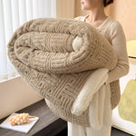 Double-Sided Fleece Blanket For Artful Comfort