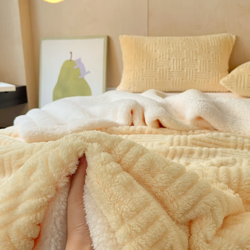 Double-Sided Fleece Blanket For Artful Comfort