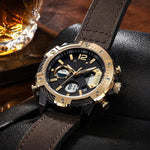Dual Display Sports Watch for All-Weather Style