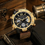 Dual Display Sports Watch for All-Weather Style