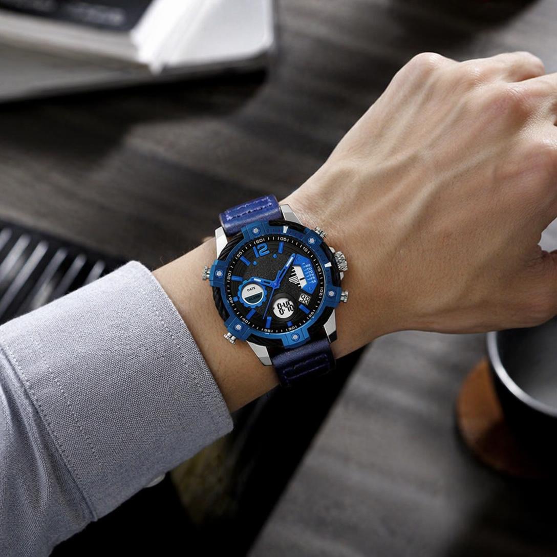 Dual Display Sports Watch for All-Weather Style