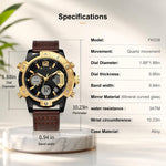 Dual Display Sports Watch for All-Weather Style
