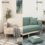 Soft Sofa Cover For An Artful Room Refresh