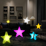 Bunte Stern-Ornamentlichter für festlichen Glanz