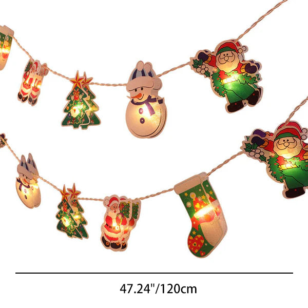 Art Deco Christmas Light Table Accent