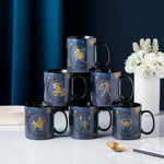 Tasse zodiaque cobalt pour un caractère céleste