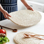 Oval Woven Table Placemats for Artful Dining