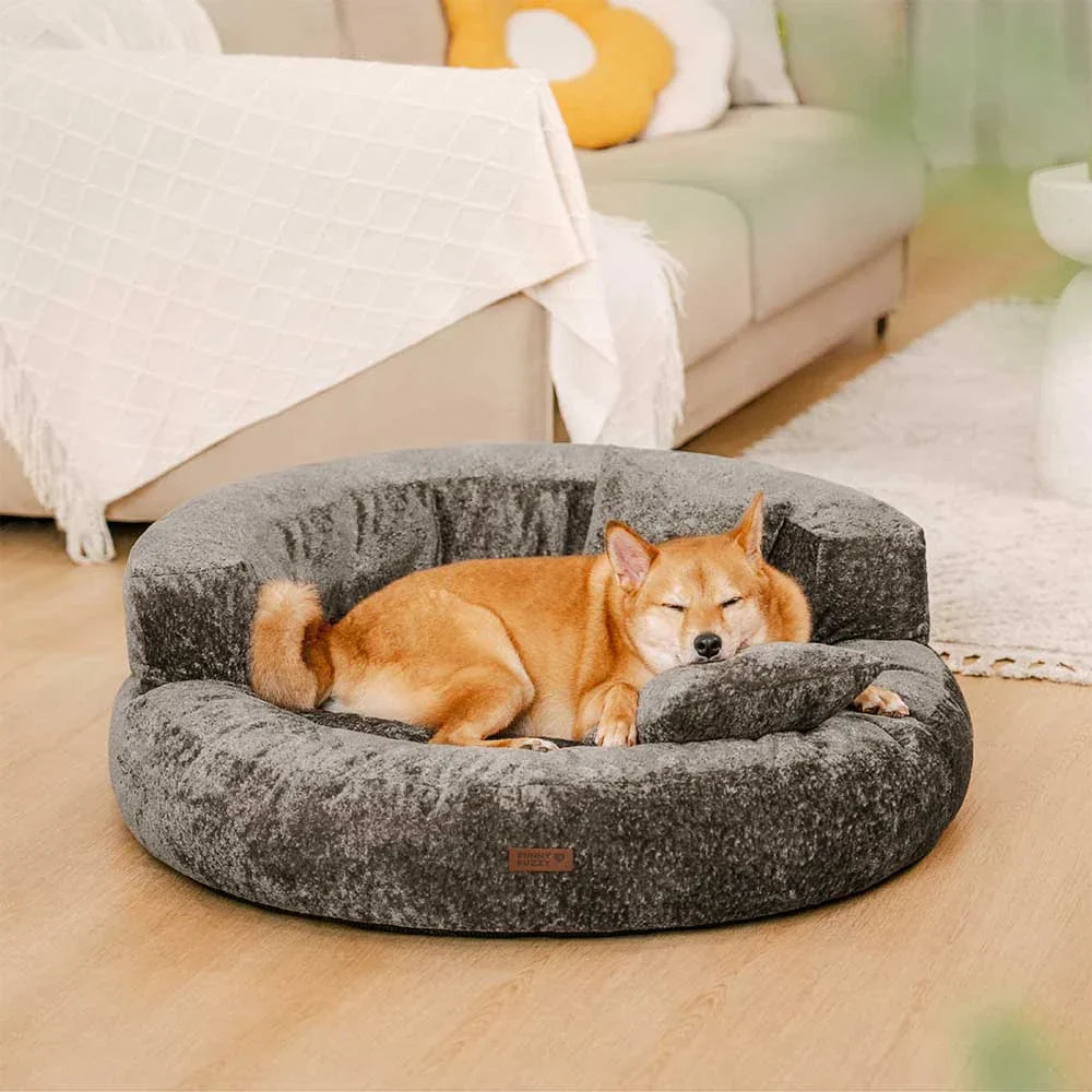 Orthopedic Donut Dog Bed with Pillow
