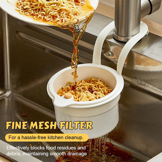 Clip-On Sink Drain Basket for Clutter-Free Counters