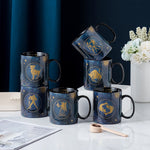 Tasse zodiaque cobalt pour un caractère céleste